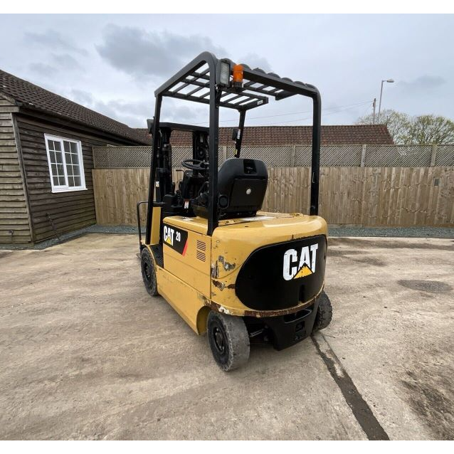 2013 CAT 20 EP20K ELECTRIC BATTERY FORKLIFT TRUCK - CONTAINER SPEC - 988 HOURS