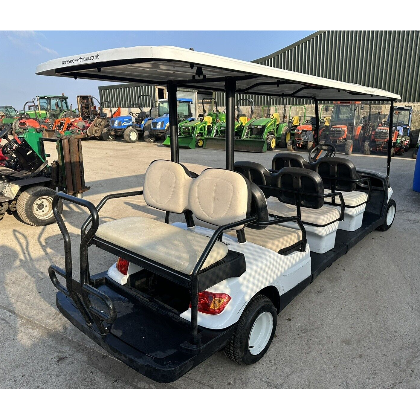 2017 EPOWER TRUCKS EP8 48V ELECTRIC PEOPLE CARRIER GOLF BUGGY