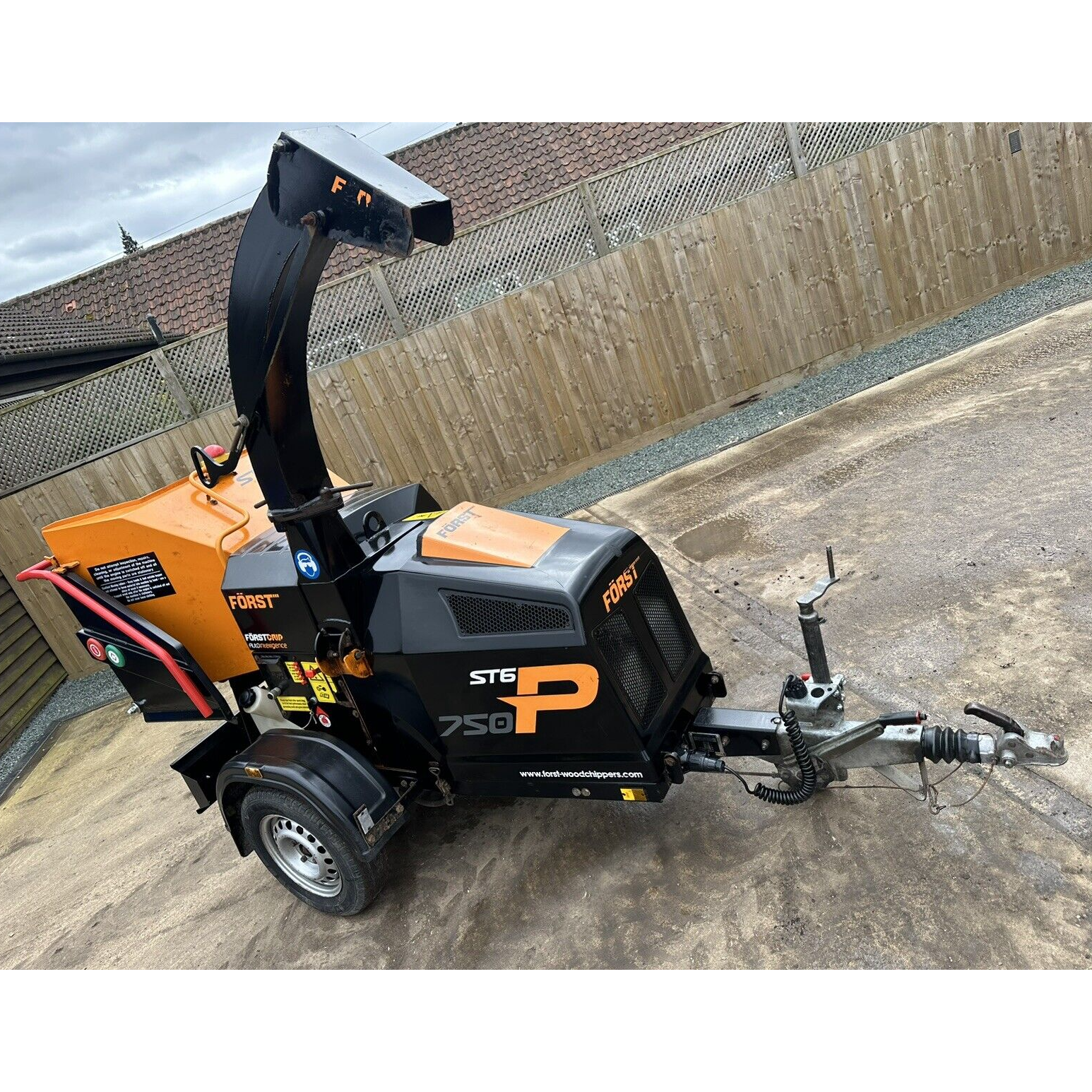 2018 FORST ST6P FAST TOW PETROL WOODCHIPPER