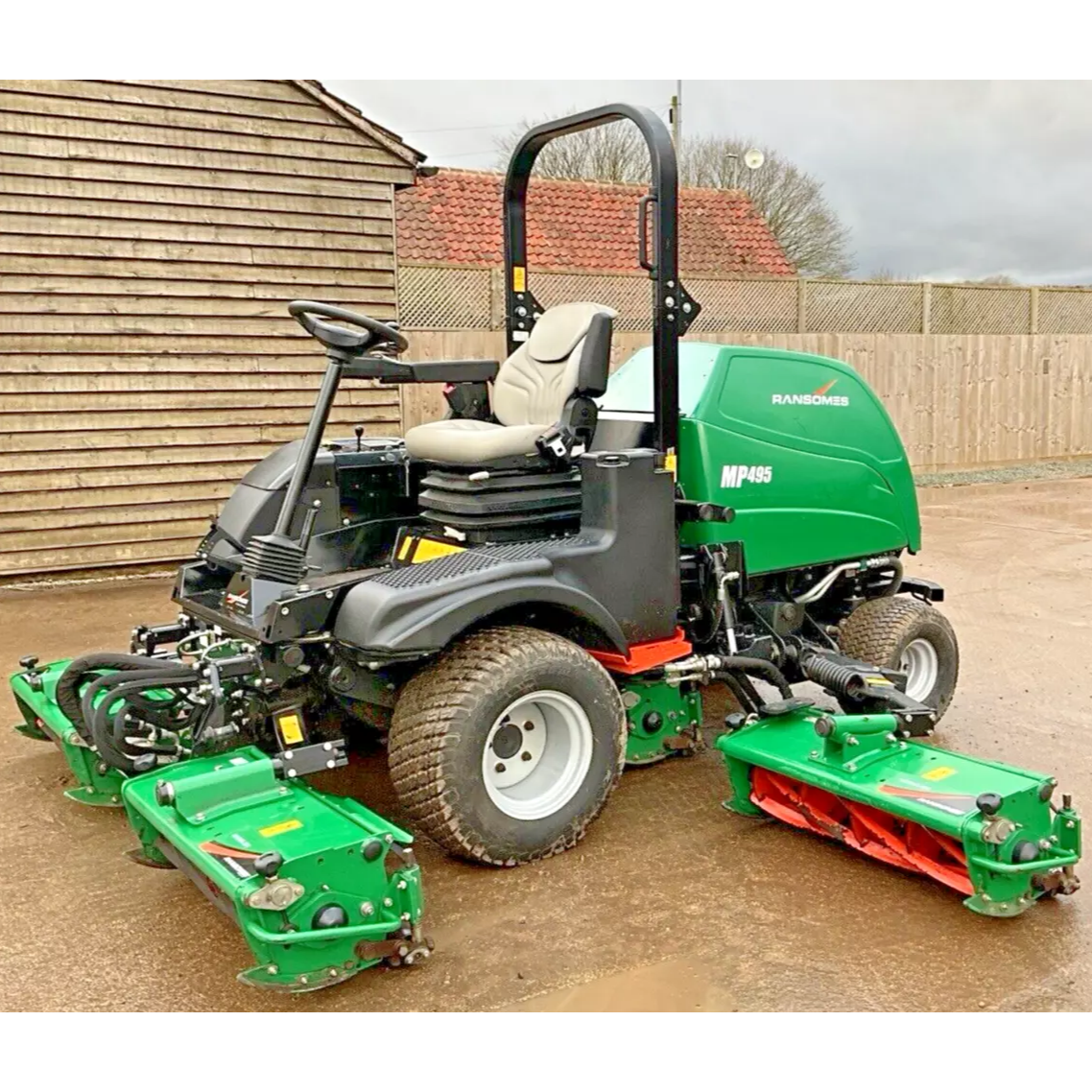 2015 RANSOMES MP495 5 GANG CYLINDER WIDE AREA RIDE ON LAWN MOWER