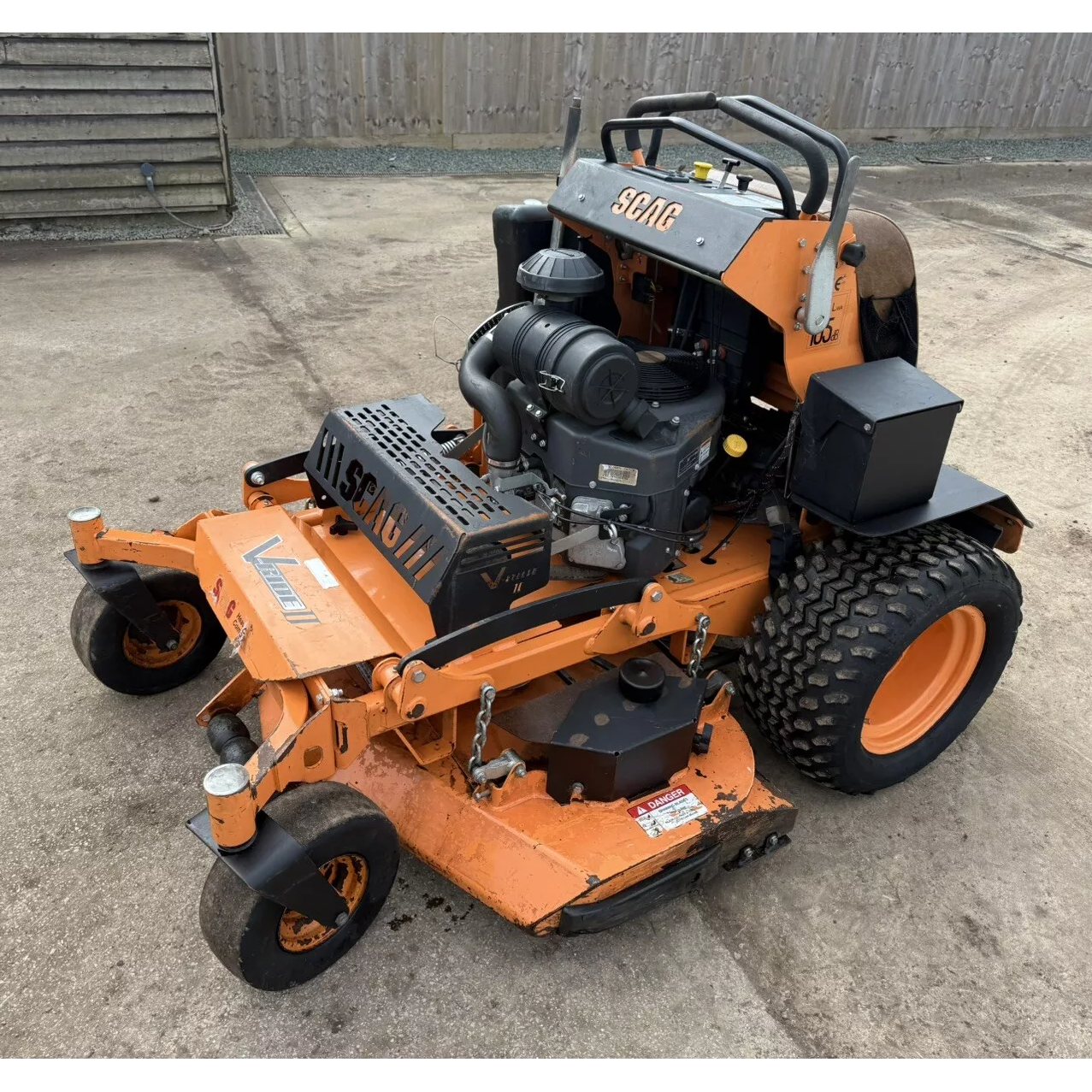 2021 SCAG V RIDE -11 48 INCH ZERO TURN STAND ON LAWN MOWER| 1096 Hours