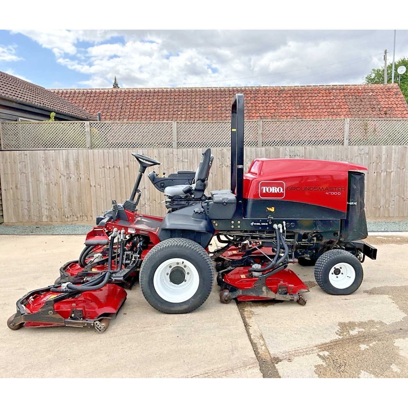 2012 TORO GROUNDMASTER 4500