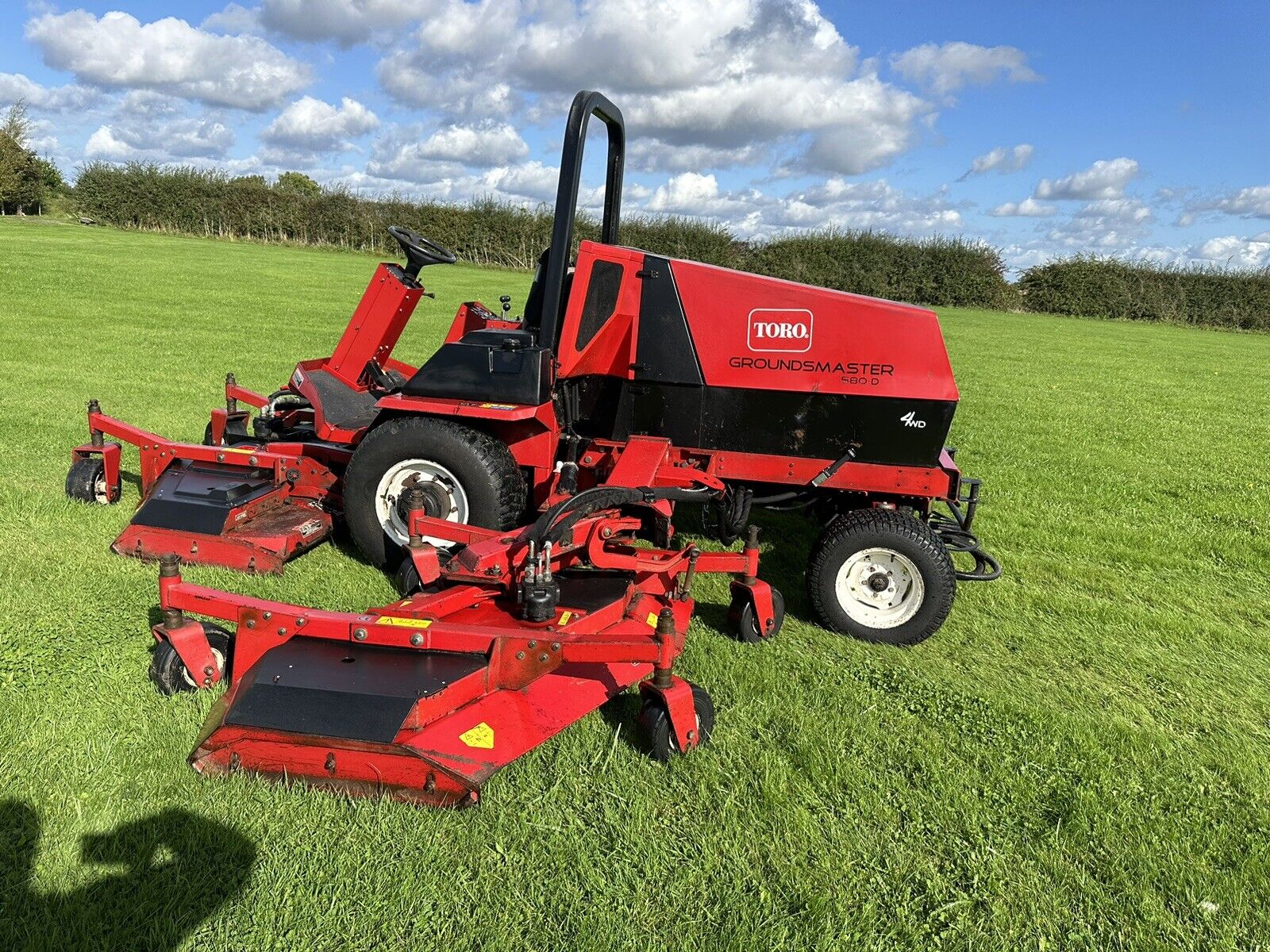 2006 TORO GROUNDSMASTER 580-D WIDE AREA BATWING RIDE SIT ON LAWN MOWER TRACTOR 1