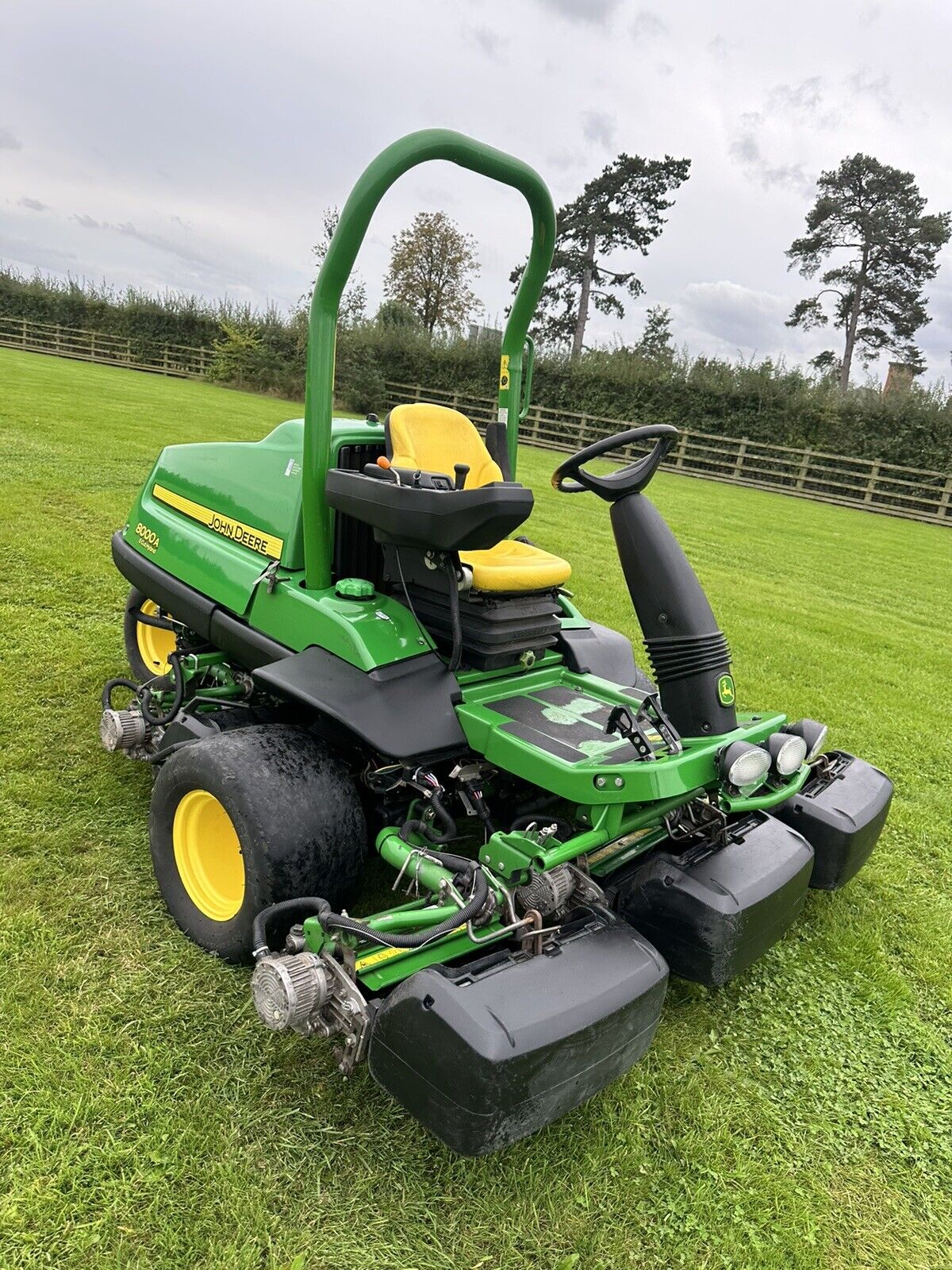 2015 JOHN DEERE 8000A HYBRID 5 GANG CYLINDER RIDE SIT ON LAWN MOWER TRACTOR 3