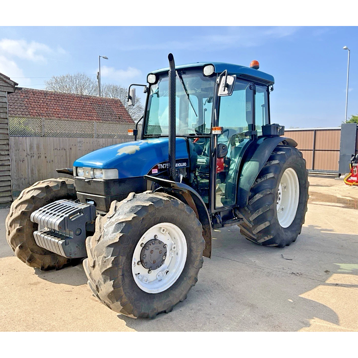 1999 FORD NEW HOLLAND TN75S 4WD DIESEL 75HP TRACTOR
