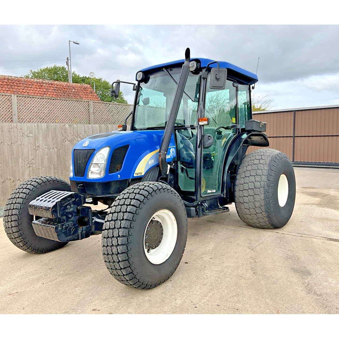 2005 FORD NEW HOLLAND TN75SA 4WD DIESEL 75HP TRACTOR