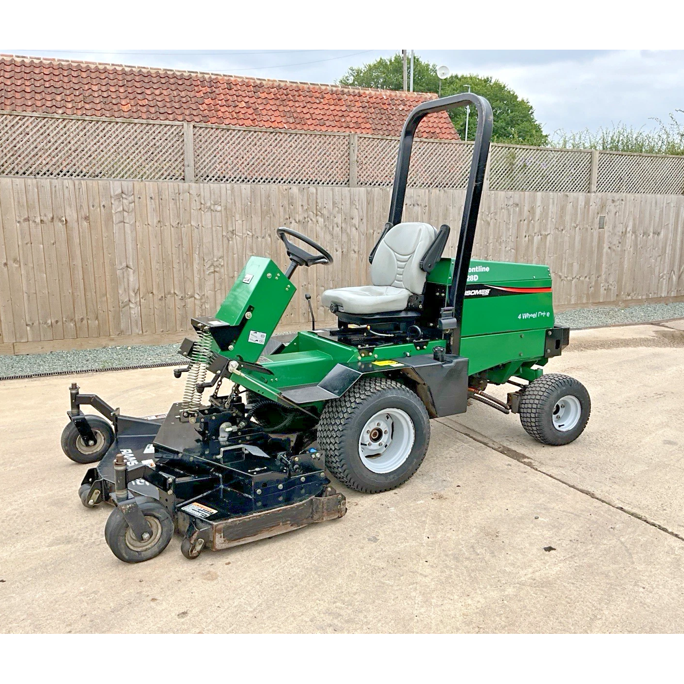 2007 RANSOMES FRONTLINE 728D OUTFRONT ROTARY DIESEL RIDE ON LAWN MOWER