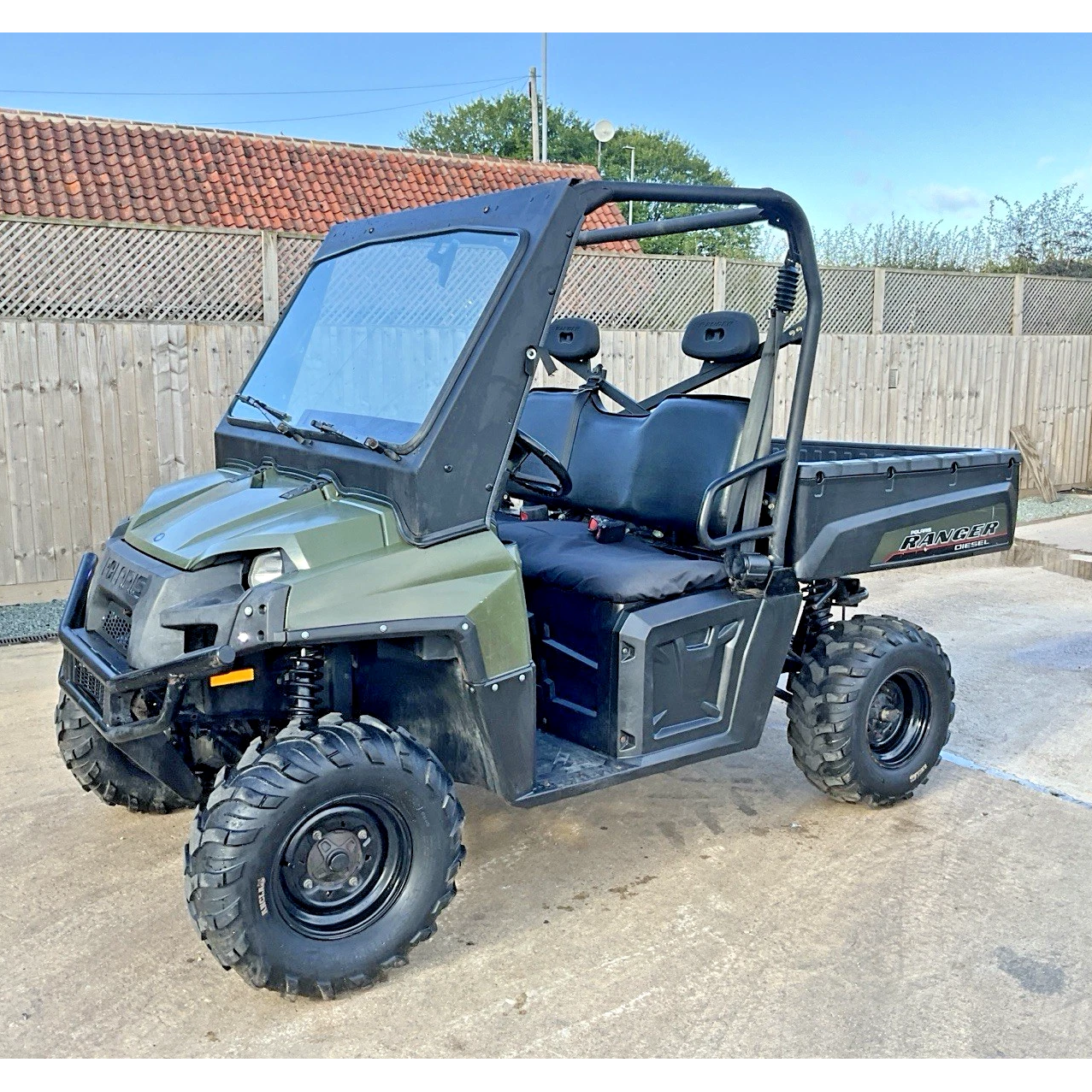 2012 ROAD REGISTERED POLARIS RANGER 900 DIESEL 4WD UTILITY VEHICLE