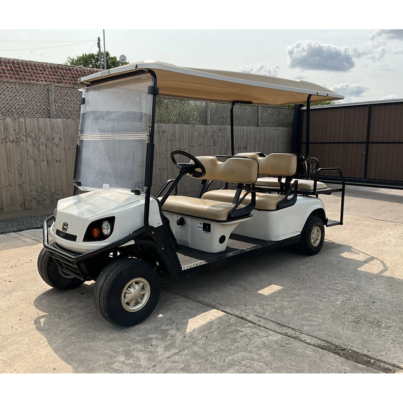 2013 EZGO CUSHMAN 6 SEATER KAWSAKI PETROL POWERED PEOPLE CARRIER GOLF BUGGY