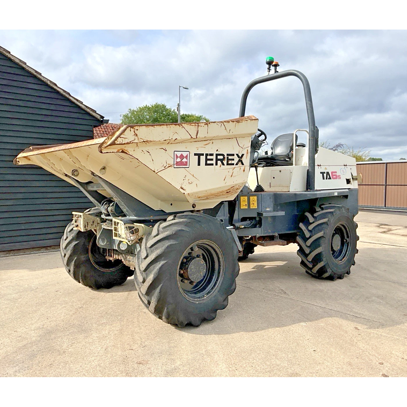 2015 BENFORD TEREX TA6S SWIVEL TIP 6 TON DUMPER