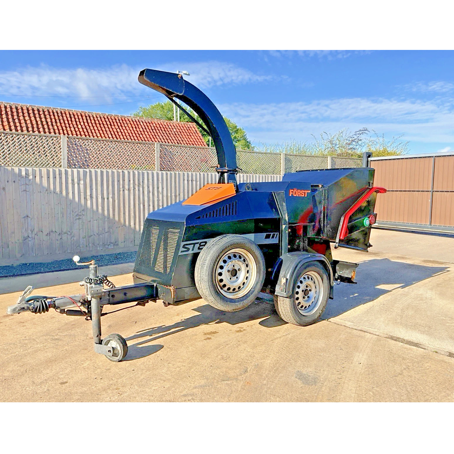 2015 FORST ST8D FAST TOW DIESEL WOODCHIPPER