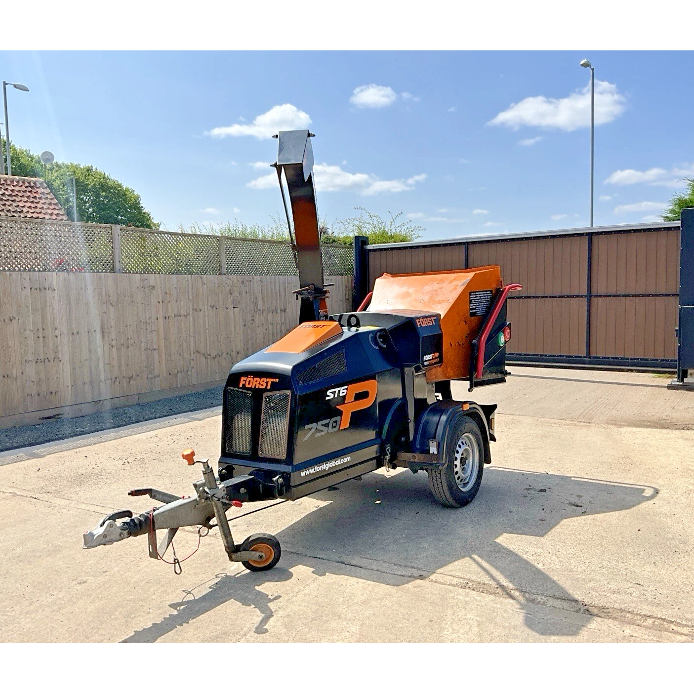 2018 FORST ST6P FAST TOW PETROL WOODCHIPPER