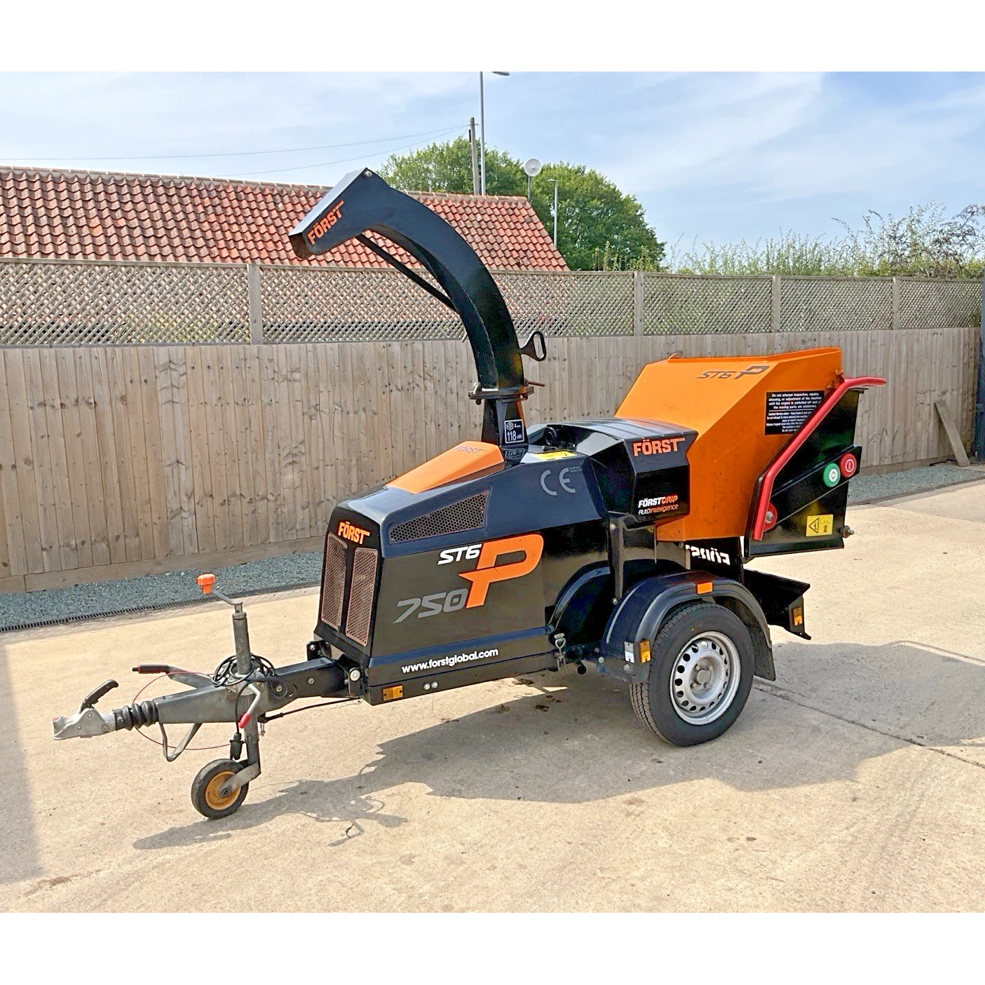 2018 FORST ST6P FAST TOW PETROL WOODCHIPPER | 833HOURS