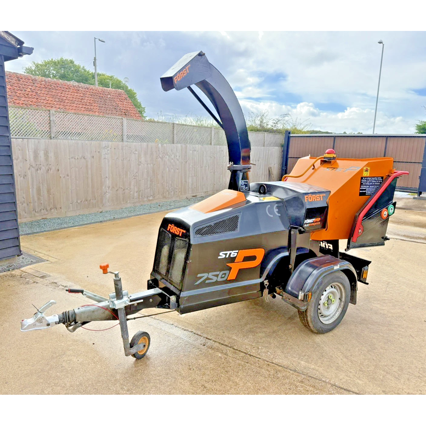 2020 FORST ST6P FAST TOW PETROL WOODCHIPPER