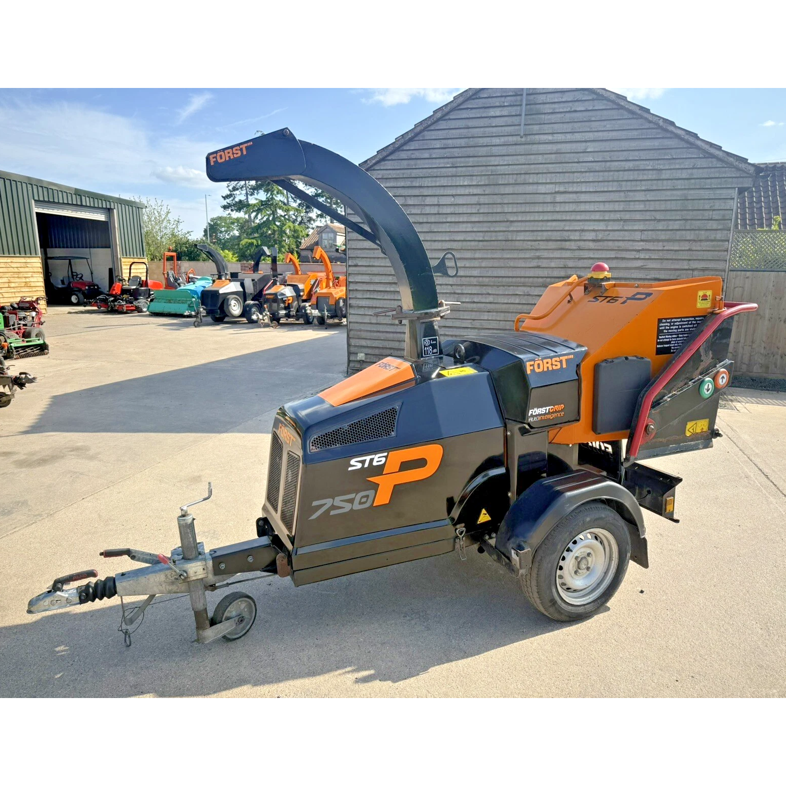 2021 FORST ST6P FAST TOW PETROL WOODCHIPPER | 868 HOURS