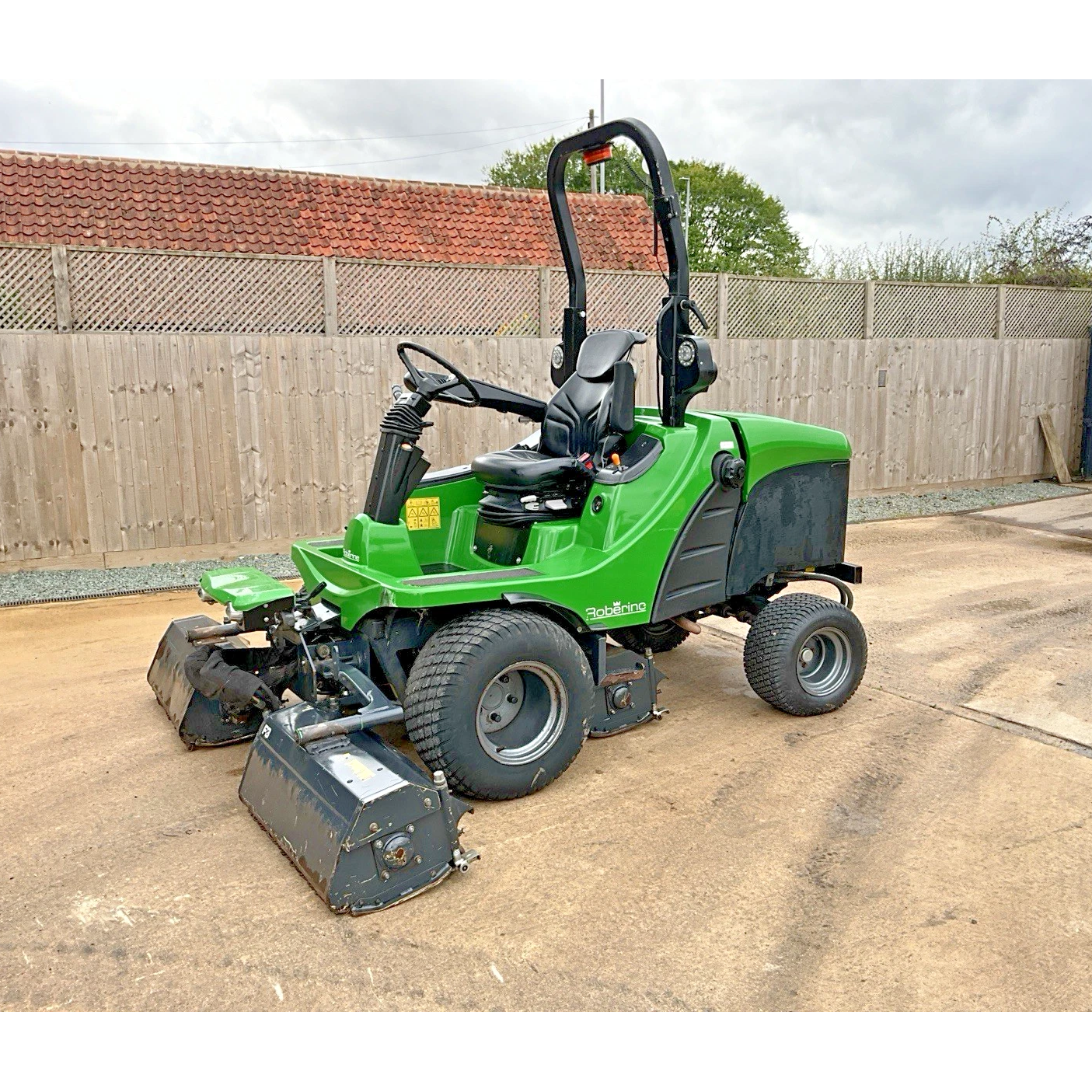 2021 ROBERINE F3 TRIPLE DECK FLAIL RIDE ON LAWN MOWER