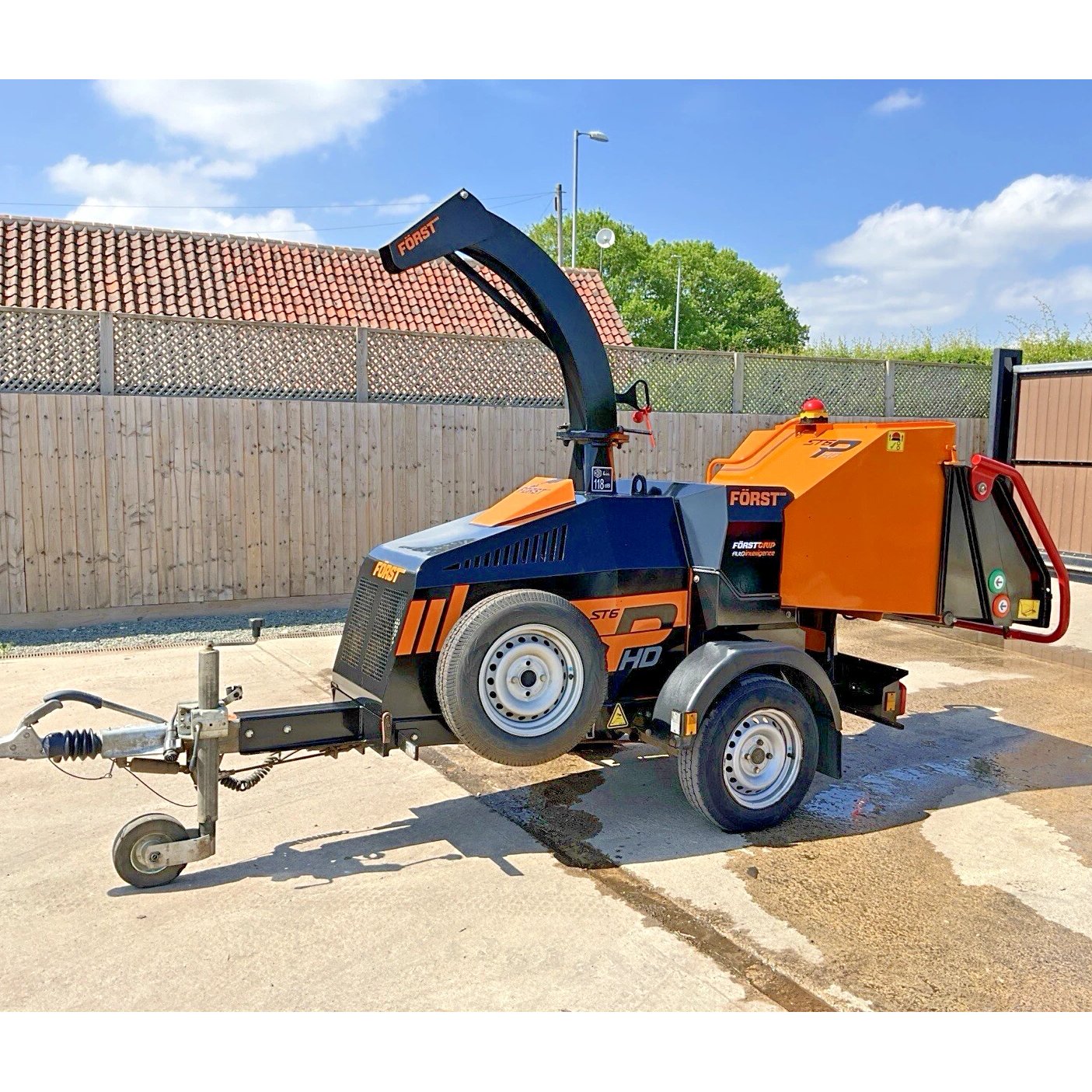 2023 FORST ST6P HD FAST TOW PETROL WOODCHIPPER
