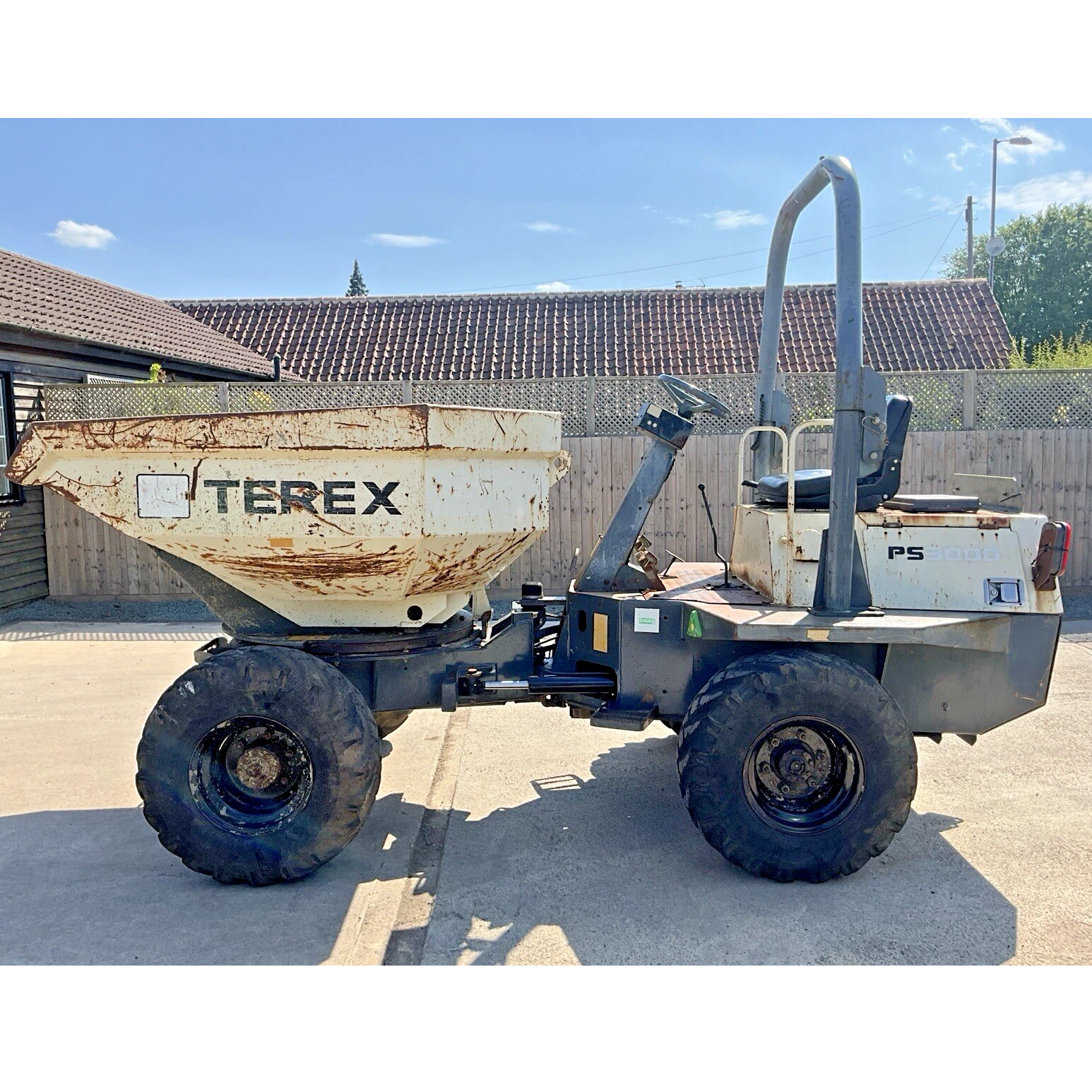 BENFORD TEREX PS300 3 TON SWIVEL TIP DUMPER