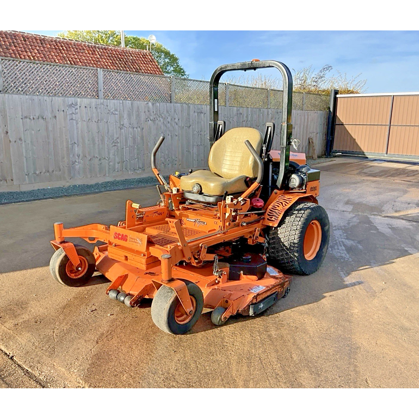 SCAG TURF TIGER 11 ZERO TURN DIESEL RIDE ON LAWN MOWER